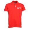 Barnsley FC Red and White Polo – Embroidered Badge Organic Cotton Classic Fit Shirt -Toffs Store p0068 1