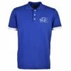 Birmingham City Royal Blue with White Contrast - Embroidered Badge Organic Cotton Polo -Toffs Store p0069