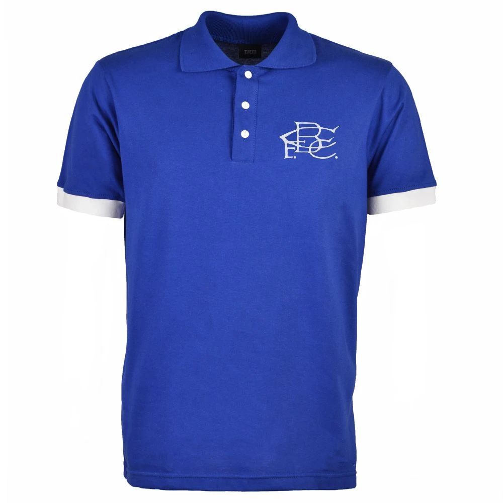 Birmingham City Royal Blue with White Contrast - Embroidered Badge Organic Cotton Polo 3 Birmingham City Royal Blue with White Contrast - Embroidered Badge Organic Cotton Polo