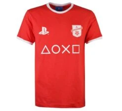 Playstation Tee Red Cotton