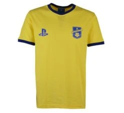 Playstation Tee Yellow/Royal Cotton