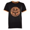 TOFFS Rovaniemi Black & Amber Ringer T-Shirt – Organic Cotton British Made Casual Tee -Toffs Store print0080