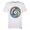 New York Cosmos White Vintage Shield Logo - Organic Cotton Relaxed Fit T-Shirt -Toffs Store print0137