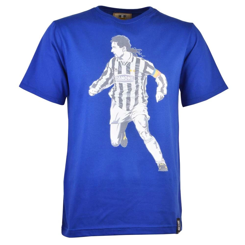 Miniboro Roberto Baggio "The Divine Ponytail" Royal Blue T-Shirt – Relaxed Fit Organic Cotton Football Tee 3 Miniboro Roberto Baggio "The Divine Ponytail" Royal Blue T-Shirt – Relaxed Fit Organic Cotton Football Tee