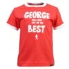 Kids "Best" Red/White Ringer 1 Kids "Best" Red/White Ringer -Toffs Store print0184