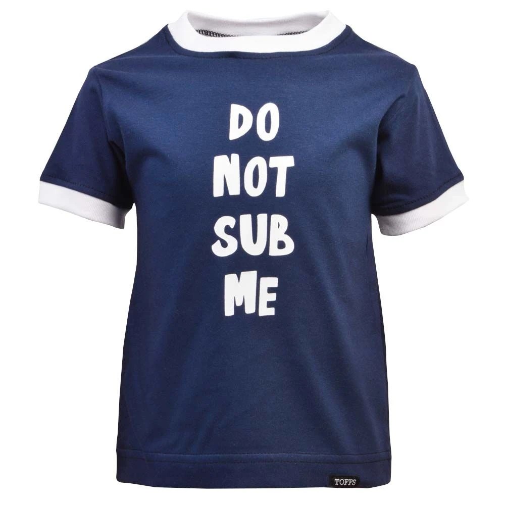 Kids Do Not Sub Me - Navy/White Ringer 3 Kids Do Not Sub Me - Navy/White Ringer