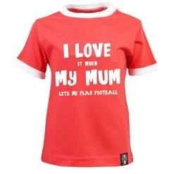 Kids I Love It When Mum - Red/White Ringer