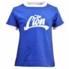 Kids Little Lion - Royal/White Ringer -Toffs Store print0196