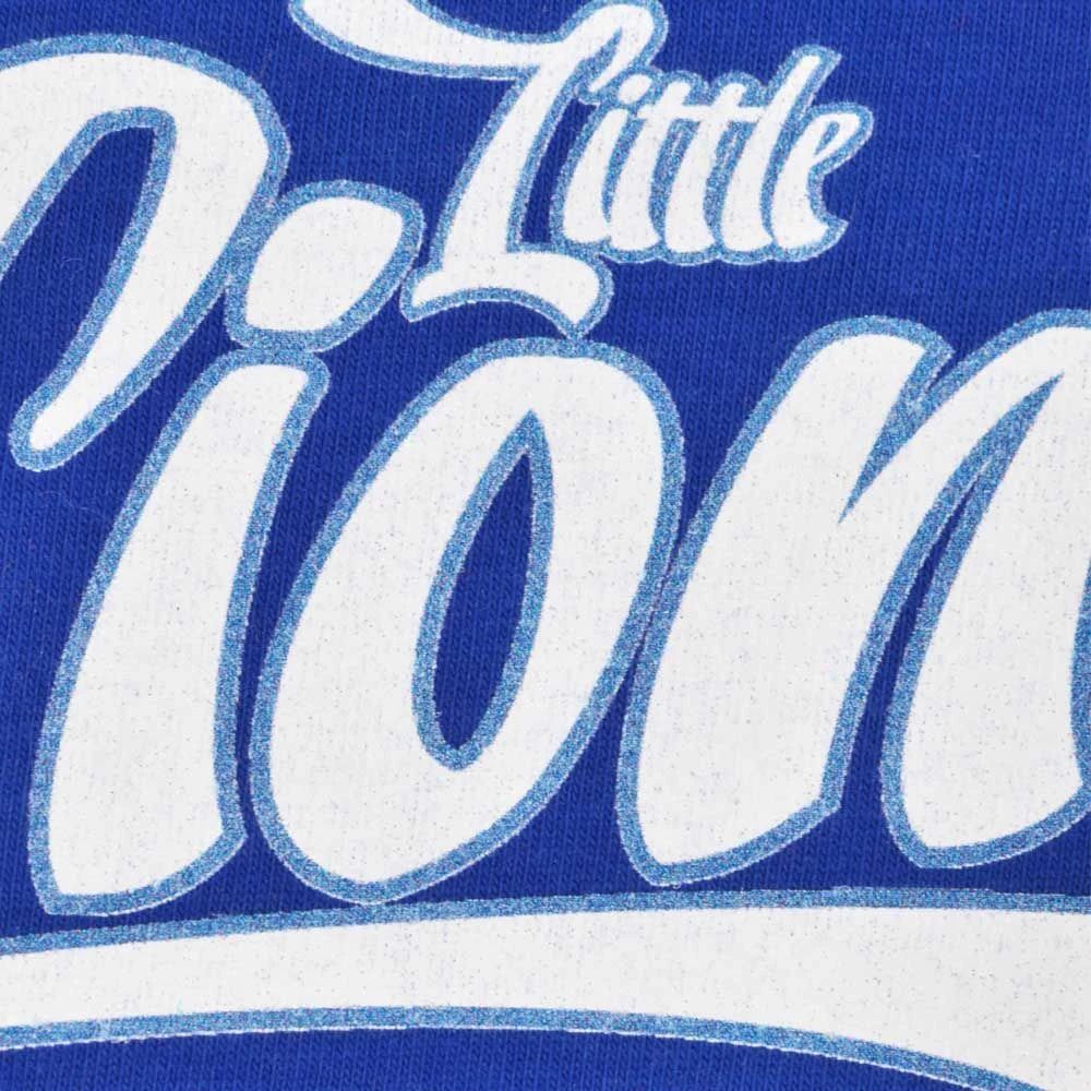 Detroit Lions Style "Little Lion" Kids Ringer Tee – Royal Blue with White Trim Football Shirt 4 Detroit Lions Style "Little Lion" Kids Ringer Tee – Royal Blue with White Trim Football Shirt - Image 2