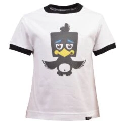 Kids Newcastle - White/Black Ringer