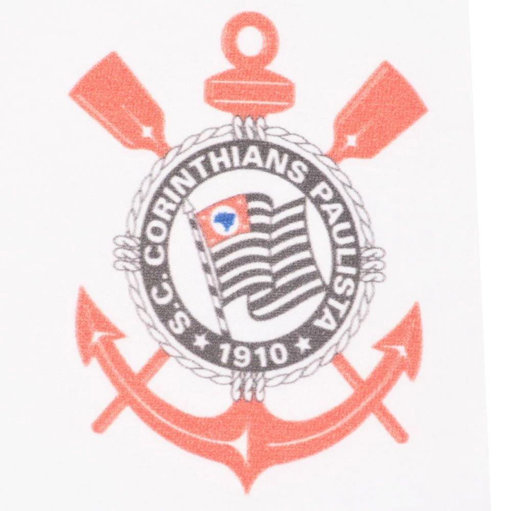 Corinthians Paulista White with Black Ringer – 12th Man Graphic Organic Cotton T-Shirt 4 Corinthians Paulista White with Black Ringer – 12th Man Graphic Organic Cotton T-Shirt - Image 2