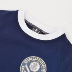 Kids Bordeaux 12th Man - Navy/White Ringer -Toffs Store print0271 2