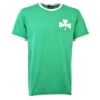 Panathinaikos 12th Man Green and White Ringer – Organic Cotton Crew Neck T-Shirt -Toffs Store print0286