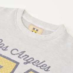 NASL: Los Angeles Aztecs 74 Sweatshirt - Light Grey -Toffs Store print0330 2