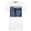 1977 European Cup Final (Liverpool) Retrotext T-shirt - White -Toffs Store print0465 2