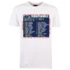 1968 European Cup Final (Man Utd) Retrotext T-Shirt - White -Toffs Store print0470