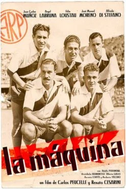 Pennarello River Plate "La Maquina" 1947 White T-Shirt - Football Movie Poster Graphic Tee -Toffs Store print0477