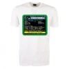 1958 World Cup Brazil V Sweden Retrotext T-Shirt - White -Toffs Store print0539