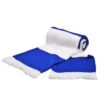 Royal Blue and White Classic Bar Scarf – UK Made Knitted Football Scarf