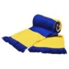 Yellow and Royal Blue Bar Scarf – Classic Knitted Football Match Day Scarf -Toffs Store scarf07