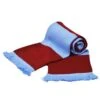 Traditional Claret and Blue Bar Scarf – UK Made Retro Knitted Football Scarf -Toffs Store scarf10