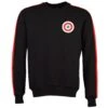 A C Milan Sweatshirt Black/Red -Toffs Store sw0001
