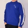 Everton FC Classic Royal Blue Embroidered Badge Sweatshirt - British Made Regular Fit