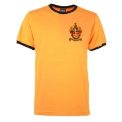 Kids Wolverhampton Wanderers T-Shirt - Amber/Black Ringer