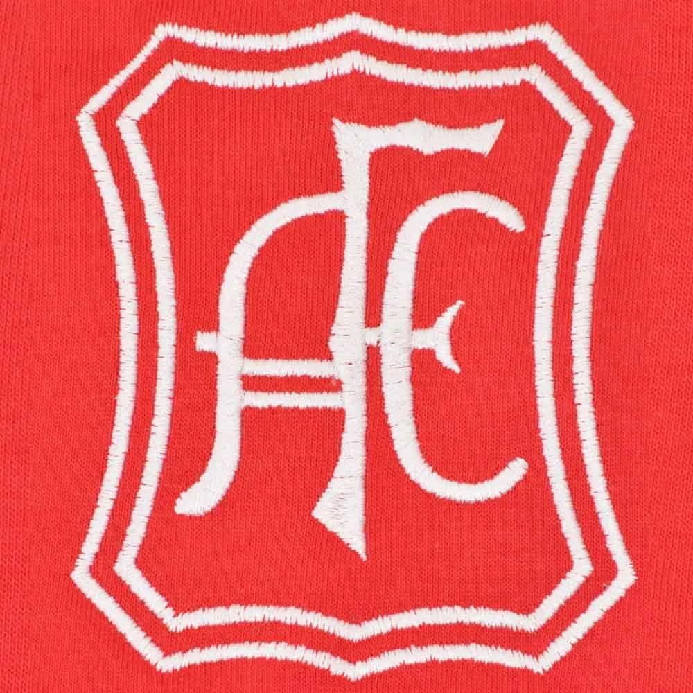 Aberdeen 12th Man T-Shirt - Red/White Ringer 4 Aberdeen 12th Man T-Shirt - Red/White Ringer - Image 2