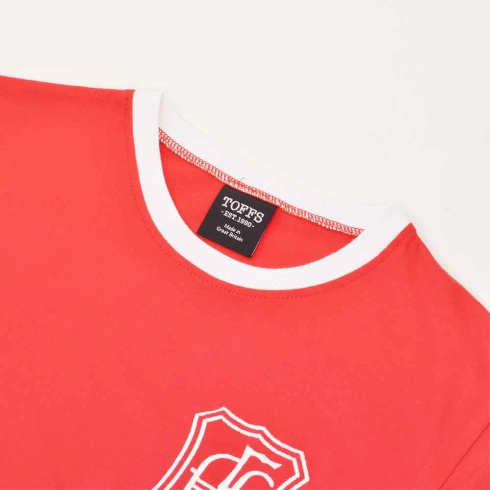Aberdeen 12th Man T-Shirt - Red/White Ringer 5 Aberdeen 12th Man T-Shirt - Red/White Ringer - Image 3