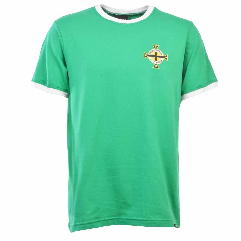Northern Ireland 12th Man T-Shirt - Green/White Ringer 3 Northern Ireland 12th Man T-Shirt - Green/White Ringer