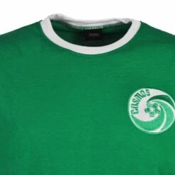 New York Cosmos Green/White Ringer - 12th Man Embroidered Organic Cotton T-Shirt 7 New York Cosmos Green/White Ringer - 12th Man Embroidered Organic Cotton T-Shirt -Toffs Store t0117 2