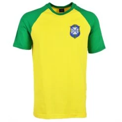 Brazil Raglan Sleeve Yellow/Green T-Shirt