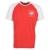Kids Poland Raglan Sleeve Red/White T-Shirt -Toffs Store t0131 1
