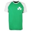 Republic of Ireland Green and White – Embroidered Crest Raglan Sleeve T-Shirt -Toffs Store t0139 1
