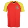 Kids Spain Raglan Sleeve Red/Yellow T-Shirt 1 Kids Spain Raglan Sleeve Red/Yellow T-Shirt -Toffs Store t0141 1