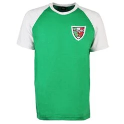 Kids Mexico Raglan Sleeve Green/White T-Shirt