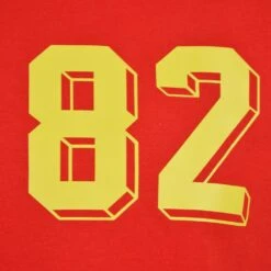 Spain 1982 World Cup Host Edition - Retro Number 82 Organic Cotton T-Shirt -Toffs Store t0172 1