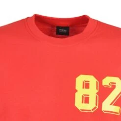 Spain 1982 World Cup Host Edition - Retro Number 82 Organic Cotton T-Shirt -Toffs Store t0172 2