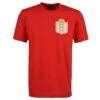 England Red 1930's Heritage T-Shirt – Gold Crest Organic Cotton Crew Neck -Toffs Store t0182 1