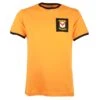 Newport County Amber with Black Trim – Vintage 1963-68 Badge Organic Cotton T-Shirt -Toffs Store t0196