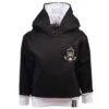 Kids Newcastle Hoodie - Black/White