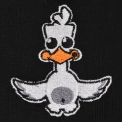 Kids Swansea Hoodie - Black/White -Toffs Store th0003 1