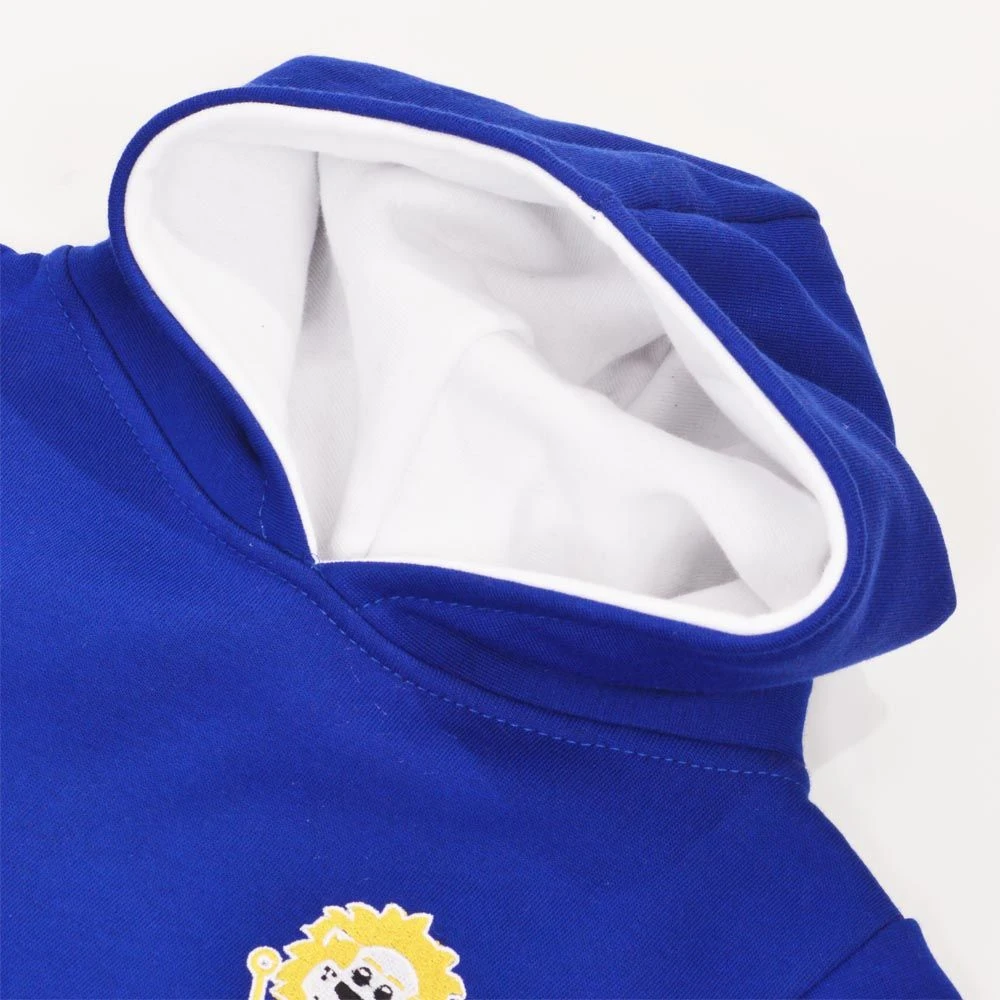 Chelsea FC Kids Royal Blue & White – Embroidered Badge Pullover Pouch Pocket Hoodie 5 Chelsea FC Kids Royal Blue & White – Embroidered Badge Pullover Pouch Pocket Hoodie - Image 3