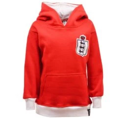 Kids England Hoodie - Red/White