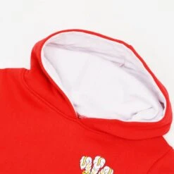 Kids Wales Hoodie - Red/White -Toffs Store th0029 2