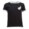 Kids New Zealand Tee Black/White Ringer 2 Kids New Zealand Tee Black/White Ringer -Toffs Store tt0001