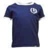 Kids Scotland Tee Navy/White Ringer -Toffs Store tt0002