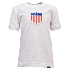 Kids USA Tee White