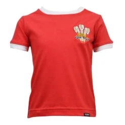 Kids Wales Tee Red/White Ringer
